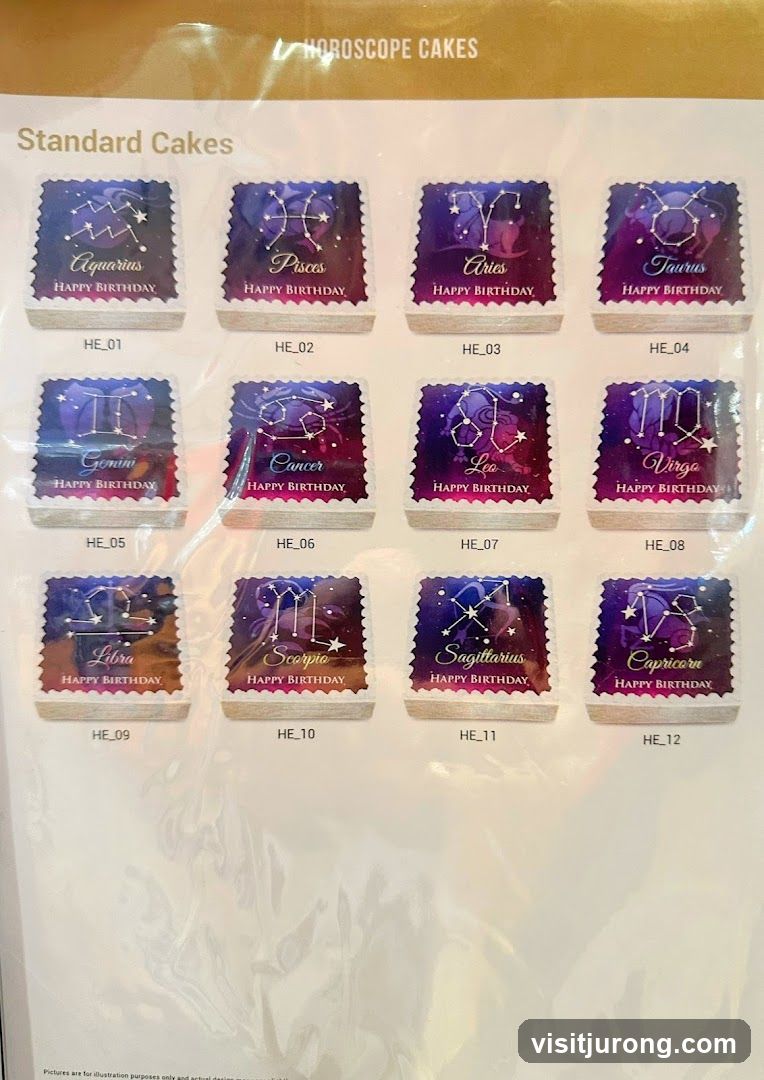 Horoscope Cakes - Standard Cakes