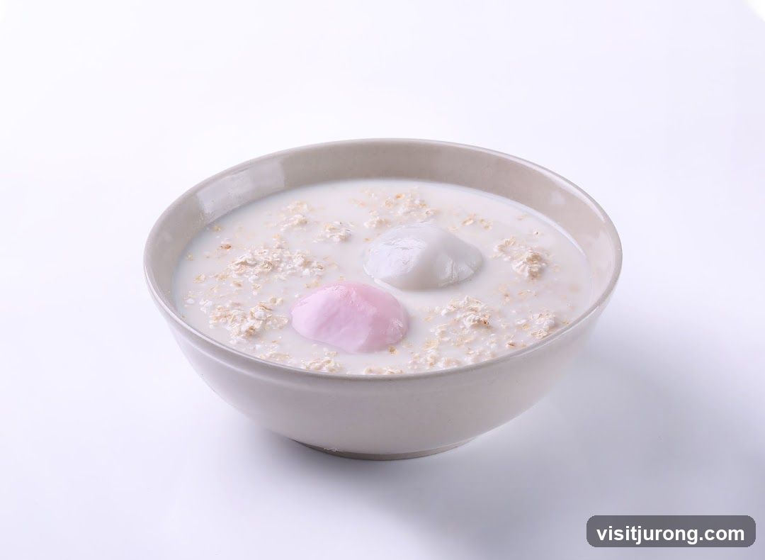 Oatmeal with Mochi