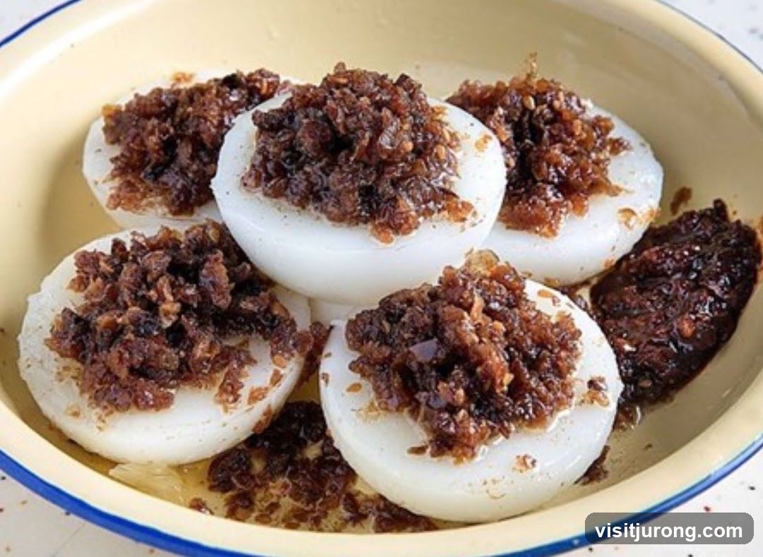 White Cakes with Savory Topping