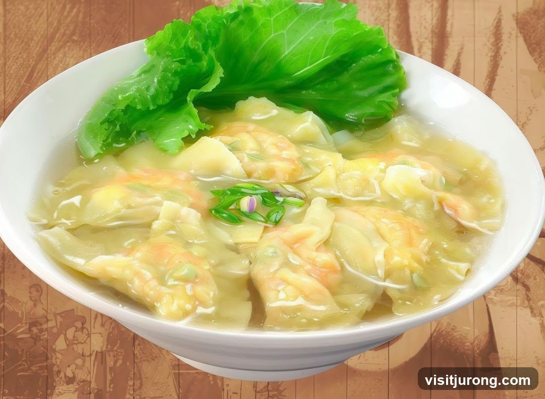 Shrimp Wontons in Broth
