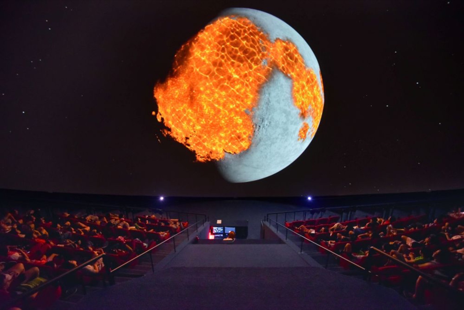 Omni-Theatre planetarium show for Celestial Nights at Science Centre Singapore