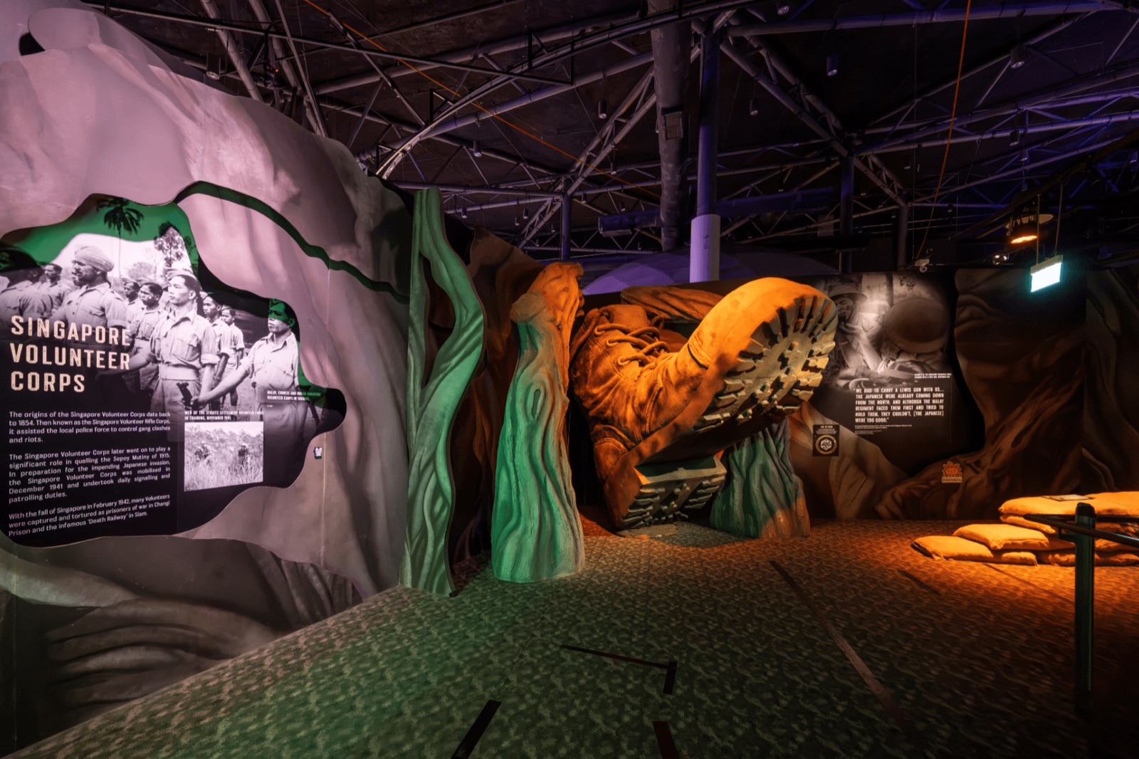 Singapore Volunteer Corps gallery at Singapore Discovery Centre, Jurong