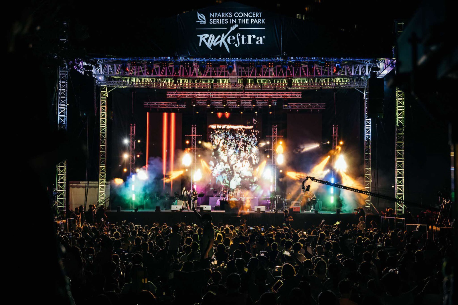 NParks Rockestra concert at Jurong Lake Gardens for Lights by the Lake